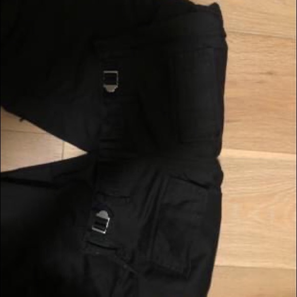 Pants-high waisted straight leg/wide leg cargo womens size small - Picture 4 of 8